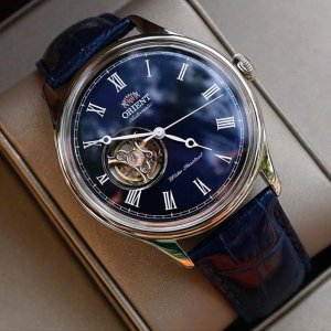 Orient Open Heart Automatic Blue Dial Men's Watch FAG00004D0 