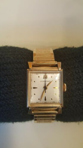 Vintage Longines Men s Square Watch 10K gold filled Mechanical