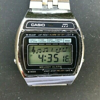 Very Rare 1980 Vintage CASIO Melody M-1230 (82) Japan D 34mm