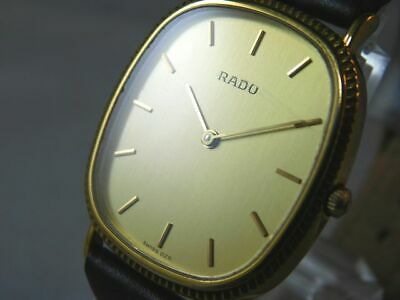 RADO 204.3610.2 MEN'S GOLD VINTAGE WATCH SWISS MADE QUARTZ