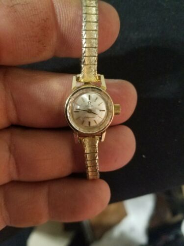 omega ladymatic vintage gold