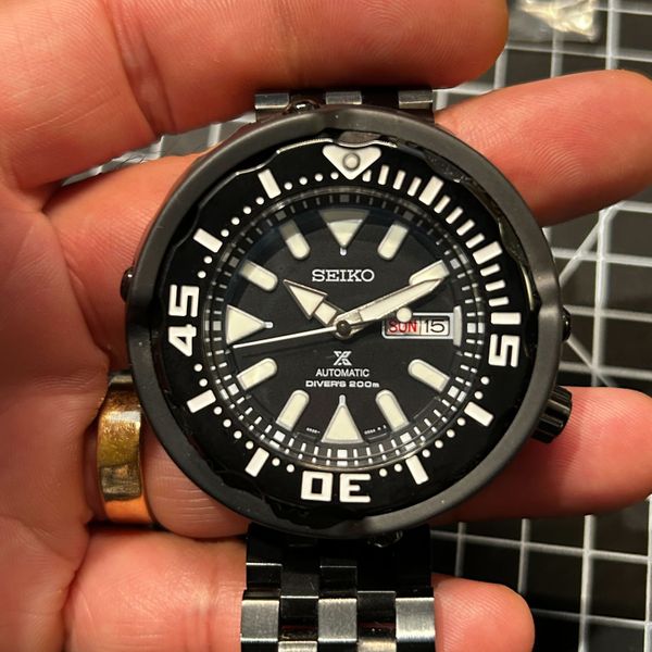 FS: Seiko SRPA81 Baby Tuna, Black. Strapcode bracelet REDUCED ...