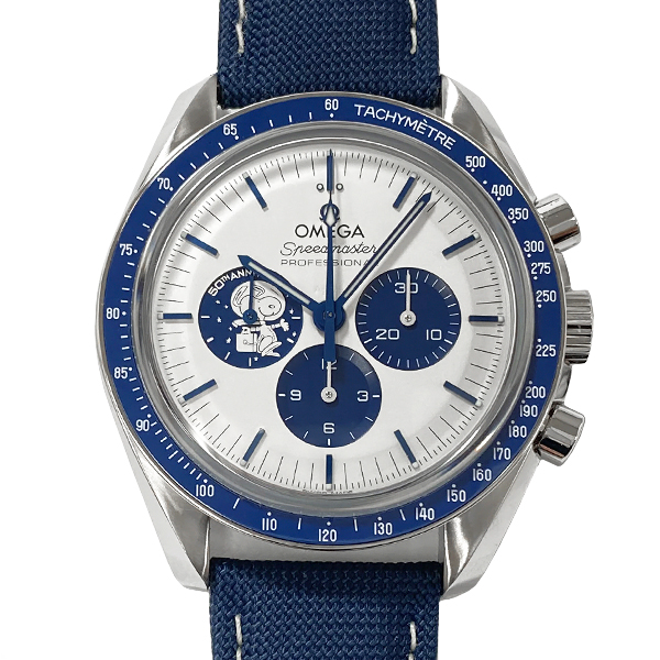 [Used] Omega Speedmaster Professional Silver Snoopy Award 50th ...