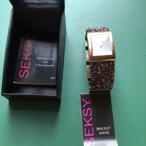 Seksy bracelet gauge clearance watch