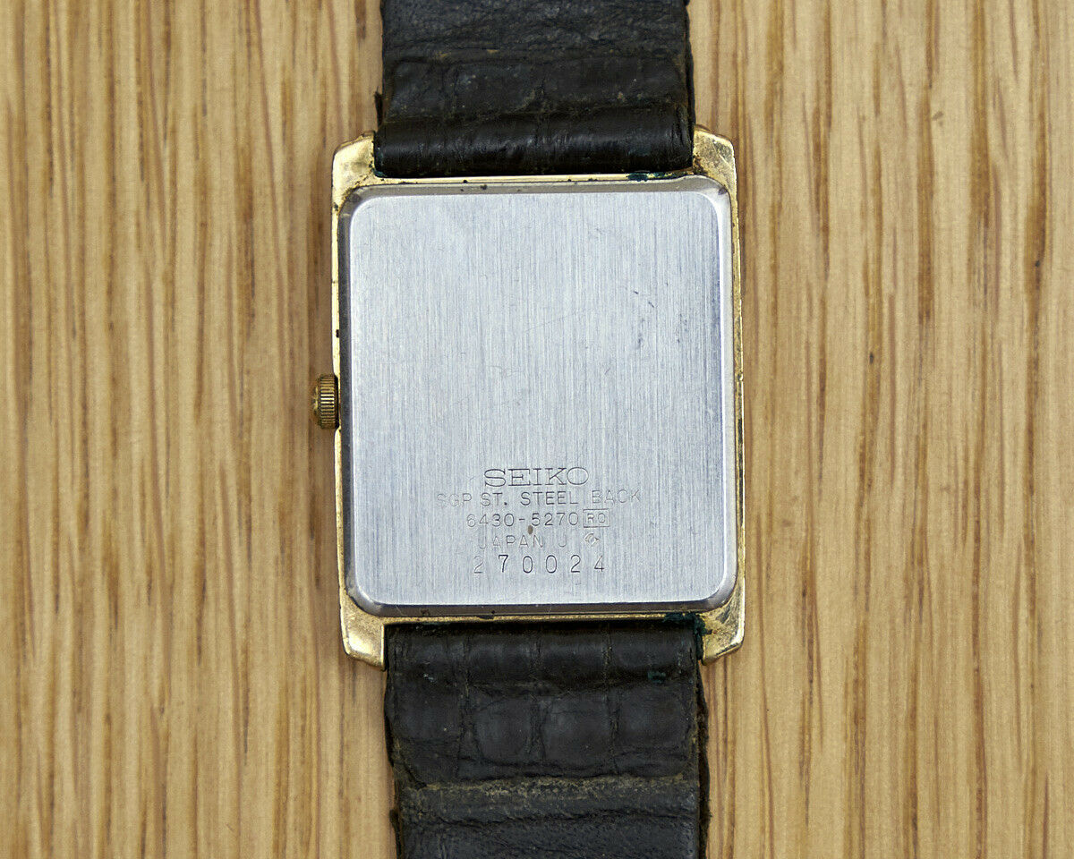 Seiko sgp st hotsell steel back gold