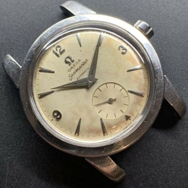 1950s SS Omega Seamaster Bumper Automatic Waterproof Ref.2576 Cal.344 ...