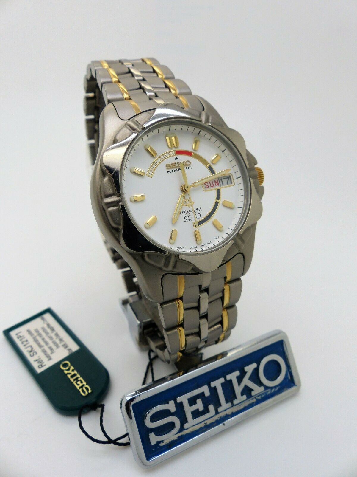 SEIKO Kinetic Titanium SQ 50 5M43-0C60 Ref: SKJ121P1 Rare Box & Papers |  WatchCharts