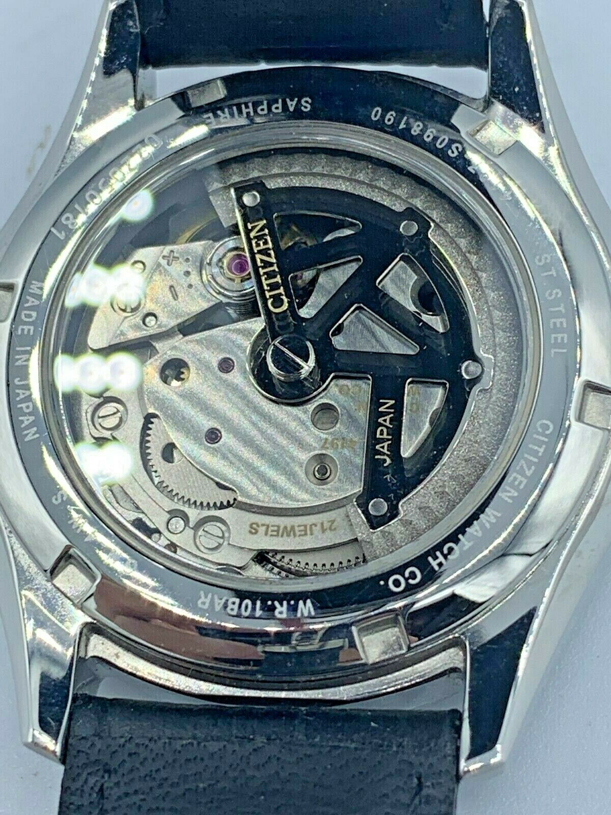 Citizen Automatic Watches 4197-S098190 Blue dial 022050181 Mens