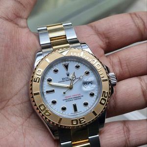 Rolex Yacht-Master 18k two tone ref 16623 MOP Ruby dial Mother of