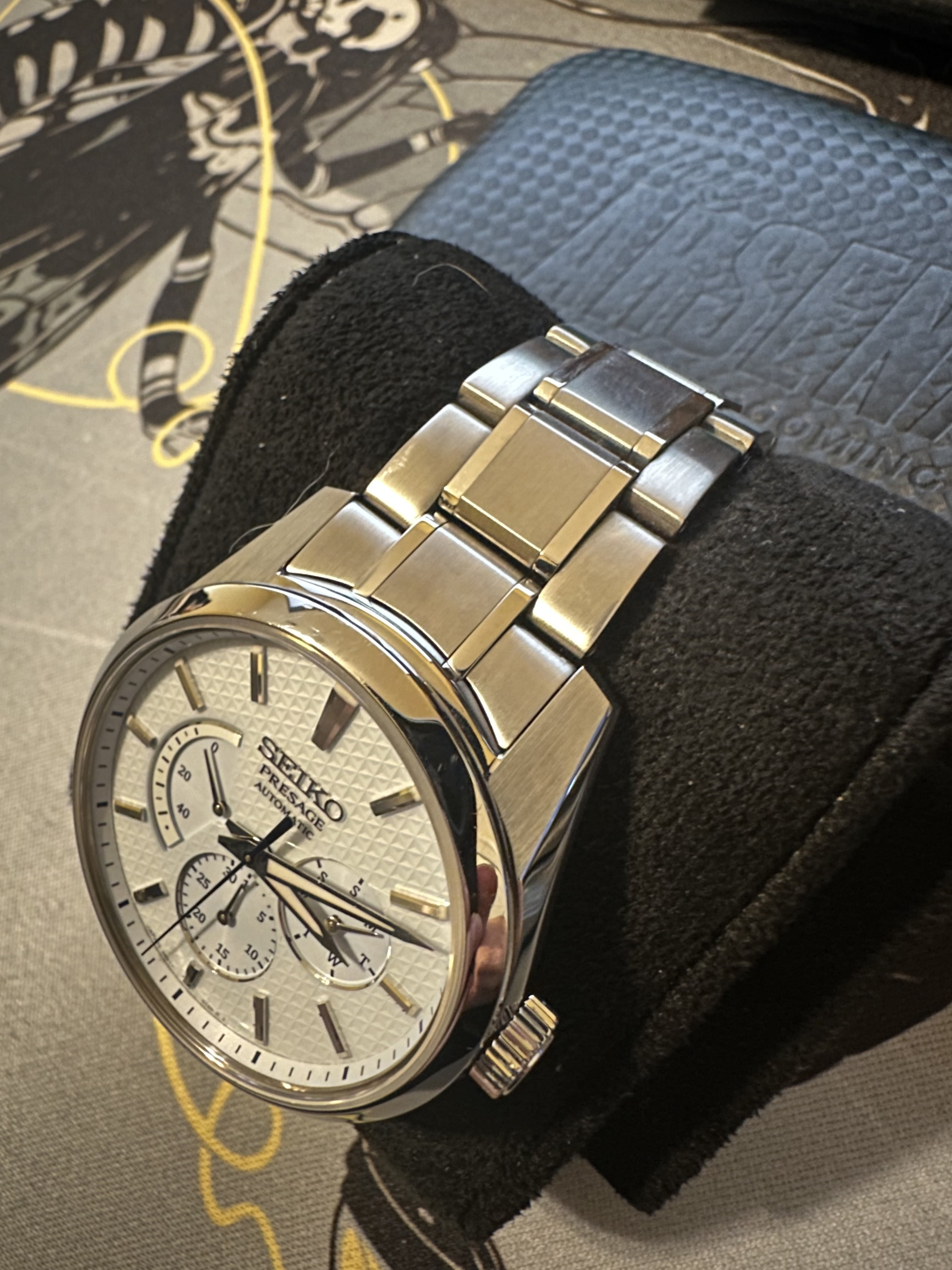 WTS Seiko Presage SPB305J1 Geppaku White Blue Moonlight