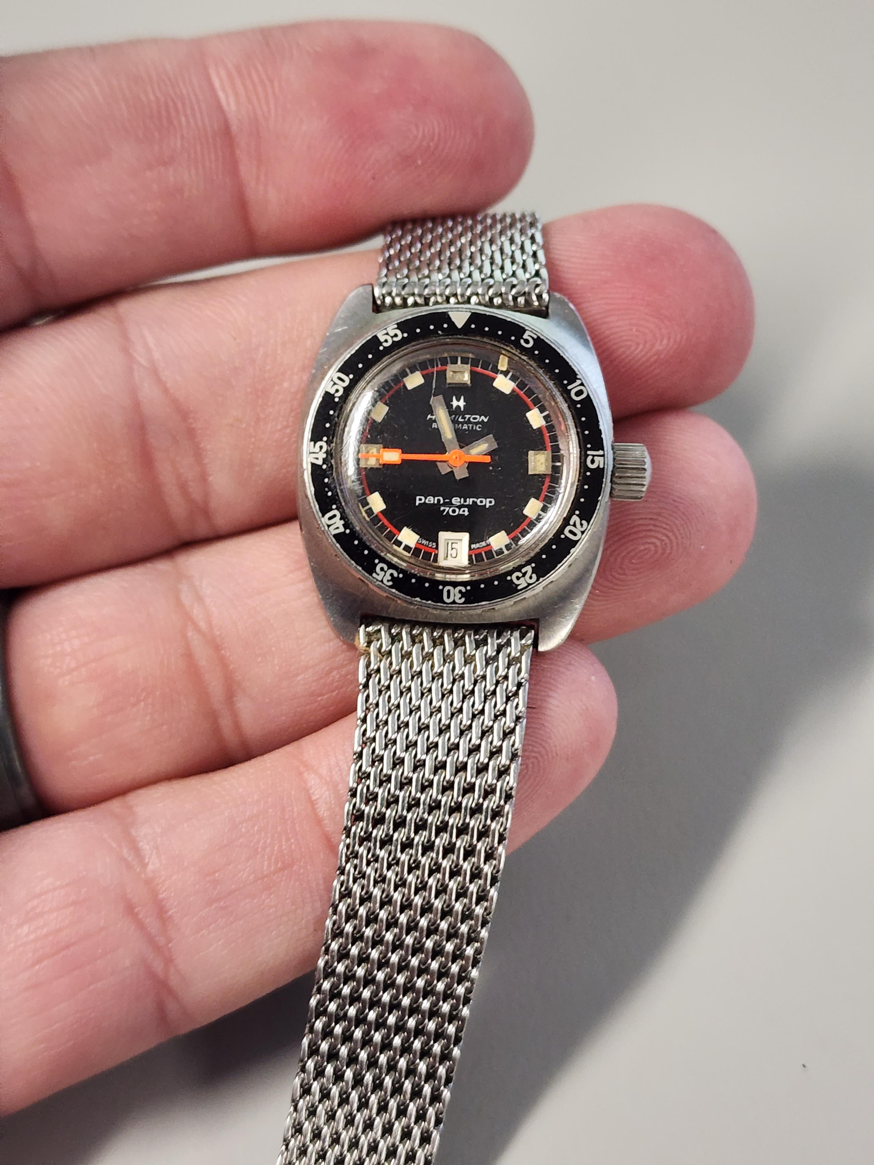 WTS] Hamilton 1970s Pan Europ 704 self-winding dive watch