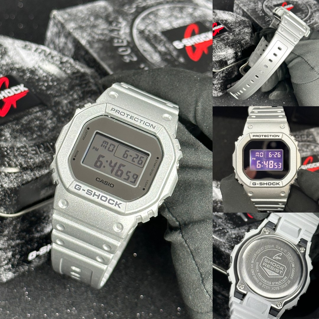 DW-5600FF-8DR in metallic silver bezel and strap , silver DW5600 , G-SHOCK  | WatchCharts Marketplace