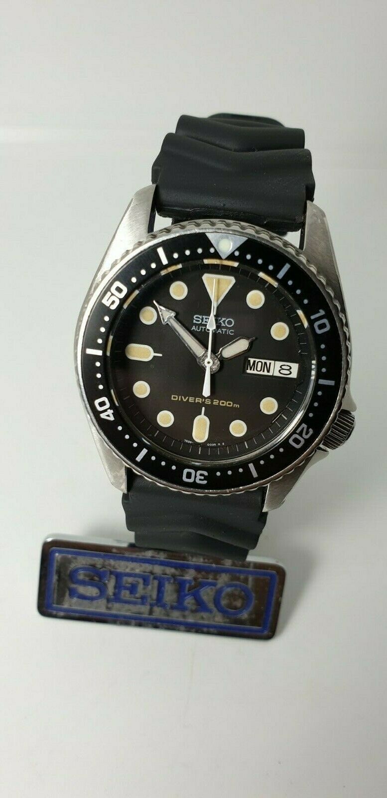 7S26-0030 Seiko : black boy, WATCH ♪ SEIKO セイコー SKX013 7S26