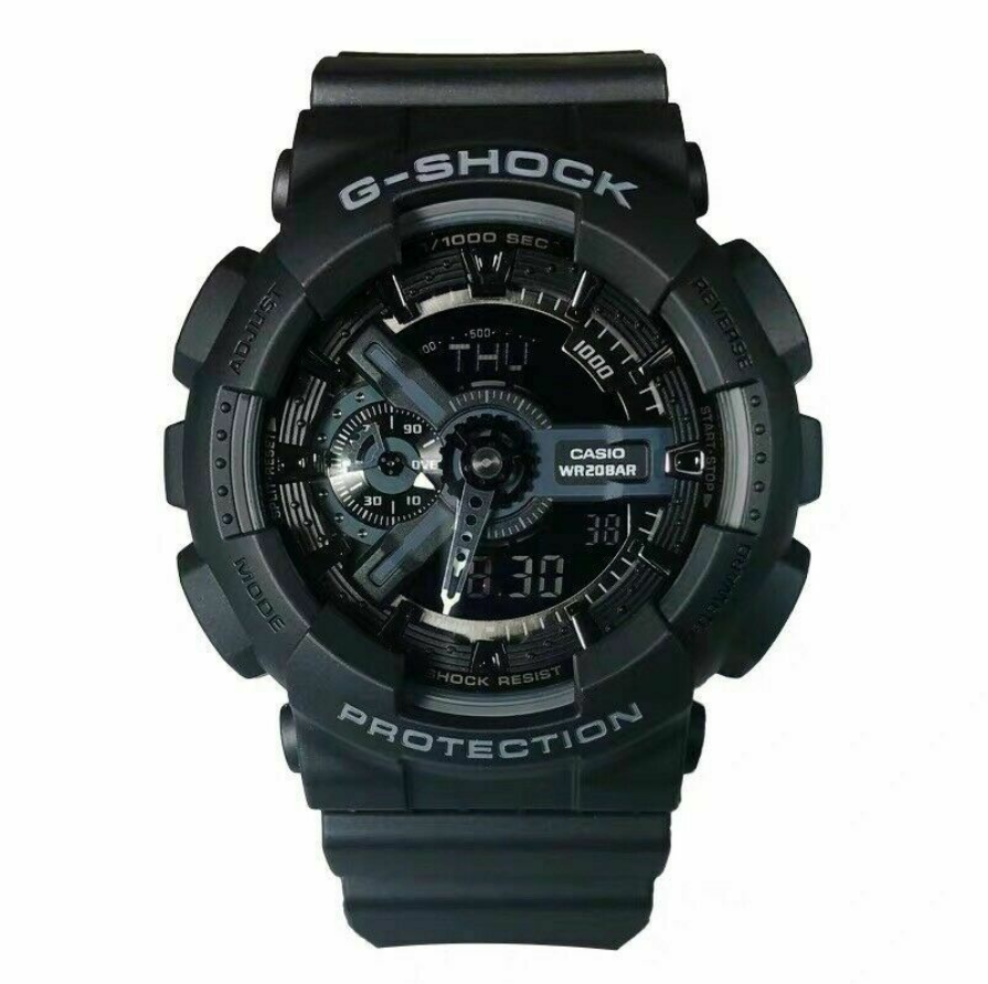 New Casio GA110-1B G-Shock XL World Time Alarm Anti-Magnetic Watch ...