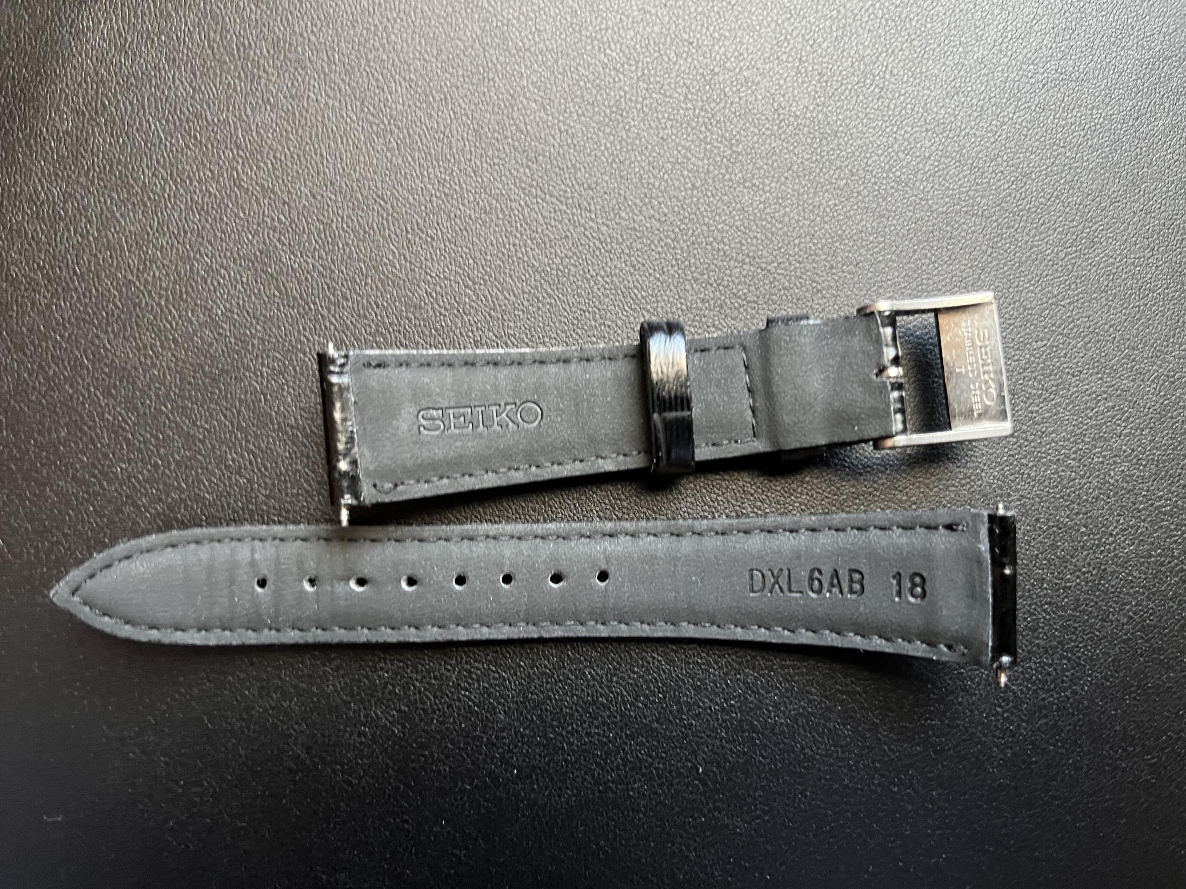 Seiko on sale 18mm buckle