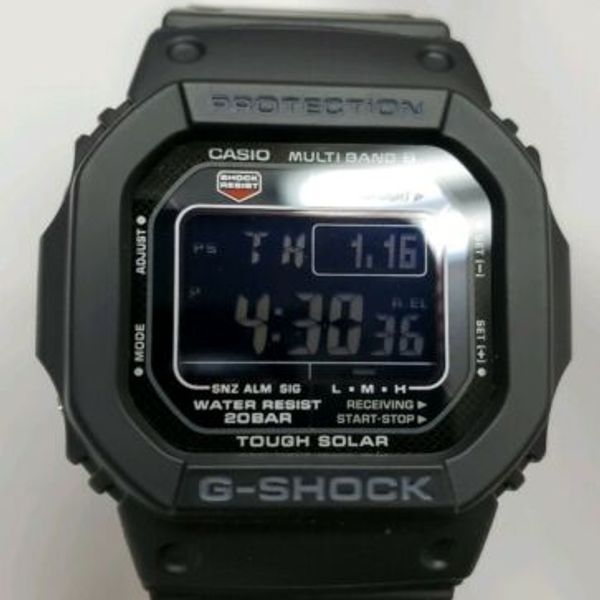 Casio G Shock Gw M5610 1bjf Tough Solar Radio Multiband 6 Gw M5610 1b Watchcharts