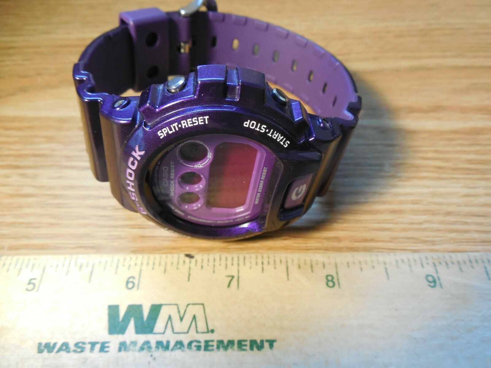 Men's Casio G-Shock Watch Model DW-6900CC-6D Purple Color in Color