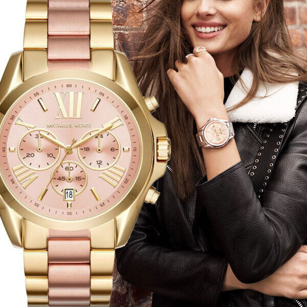 MICHAEL KORS BRADSHAW MK6359 TWO TONE 43MM WOMEN display picture 1