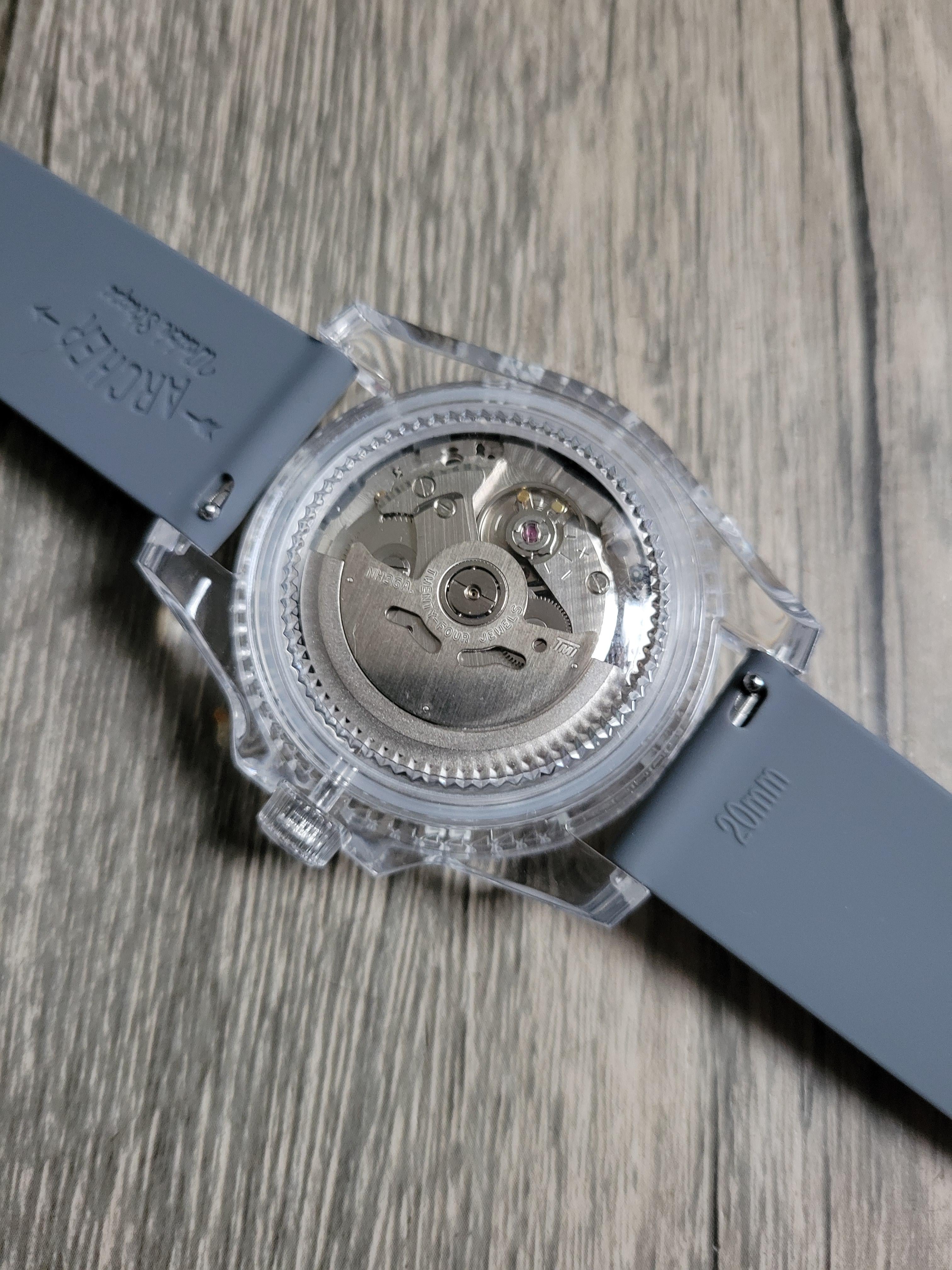 WTS] Custom Build Seiko Mod Transparent Acrylic Case NH36
