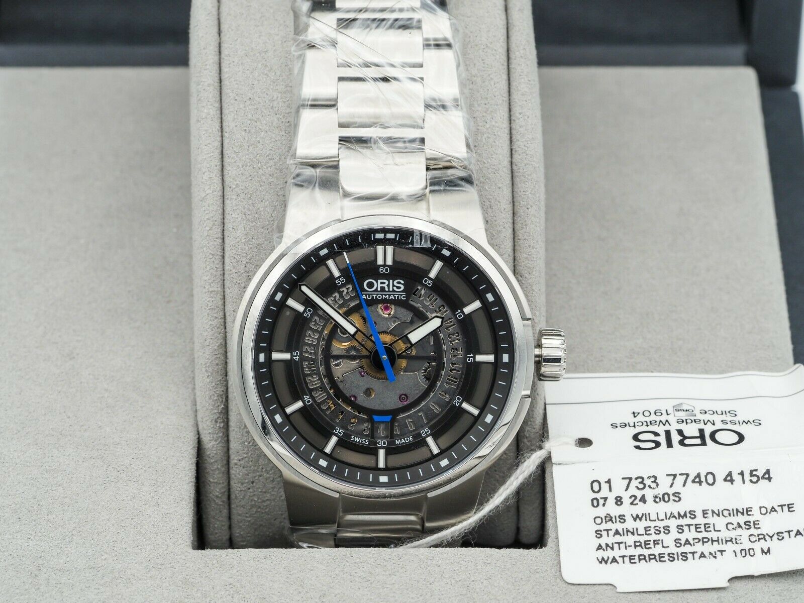 Oris watch williams f1 date clearance engine