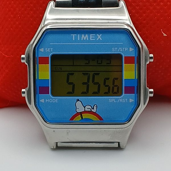 Timex Orologio Digitale Quarzo Uomo con Cinturino in Plastica TW2V41300