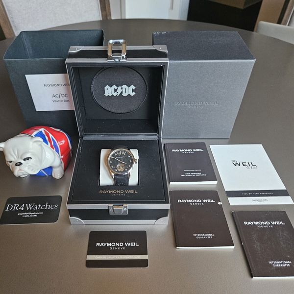 Raymond Weil ACDC Skeleton Watch w/ Killer Strap and Collateral ...