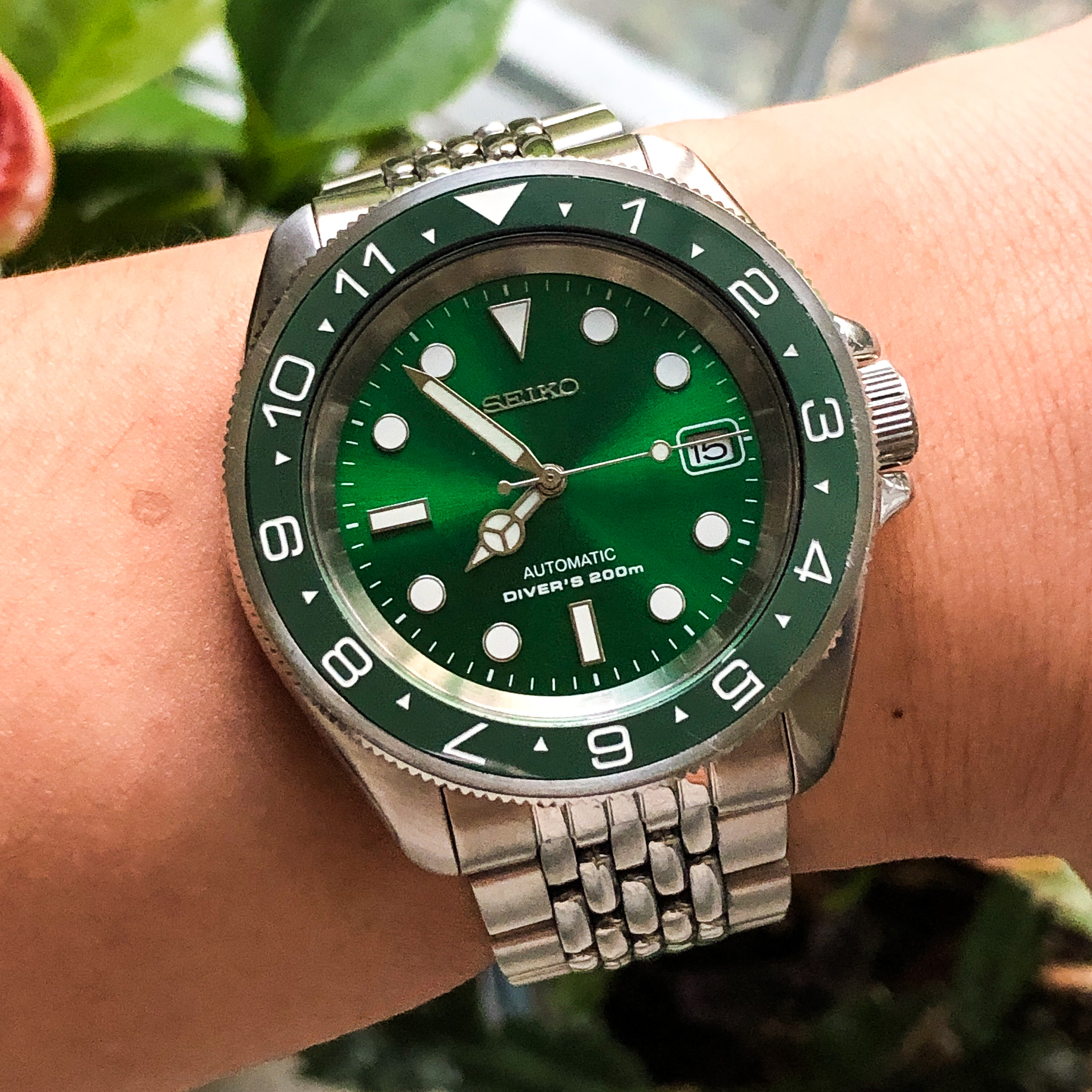 WTS] Seiko SKX007 Dual Time Hulk Mod in Excellent Condition | WatchCharts