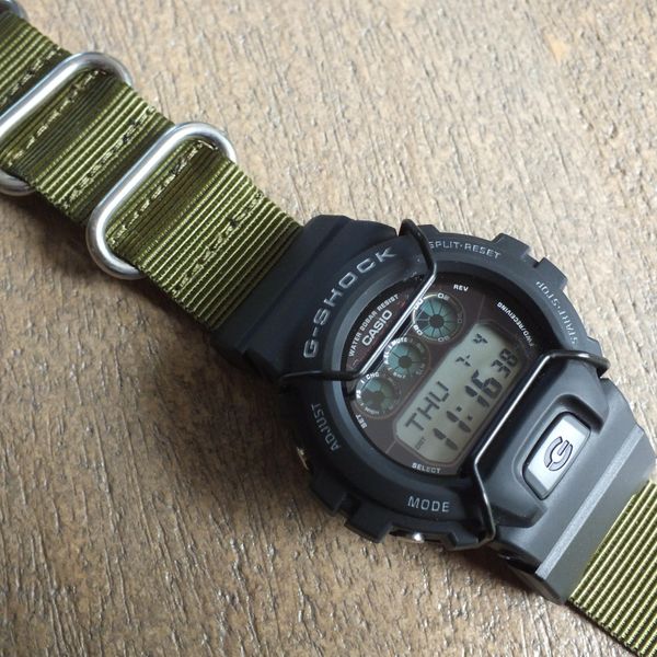 Casio G Shock GW6900 1 with Strap Adapters and Bullbars WatchCharts Marketplace