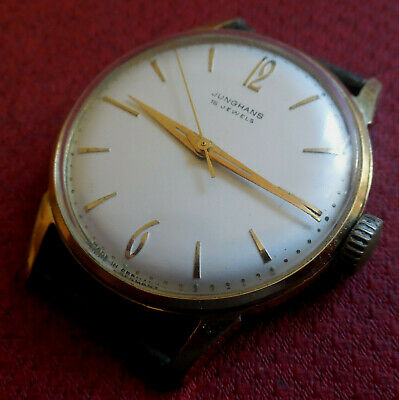 Vintage 1950s JUNGHANS 15 Jewels German Made Running Wristwatch