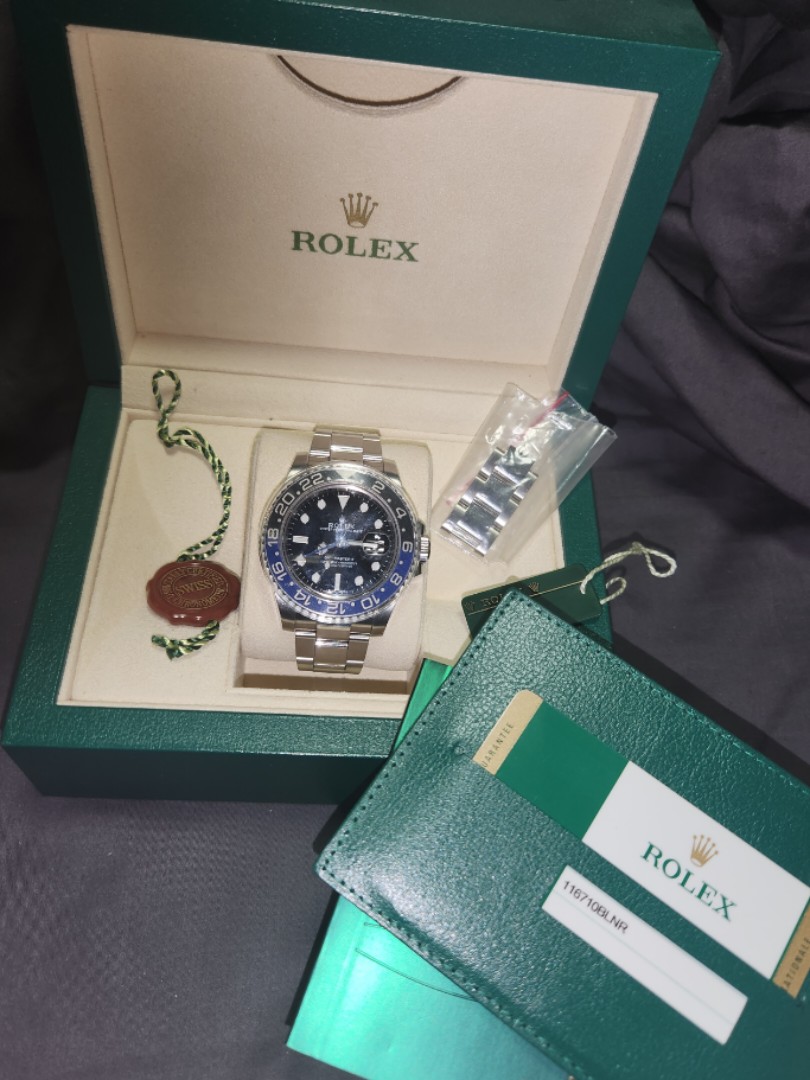 2015 Rolex Batman 116710BLNR WatchCharts Marketplace