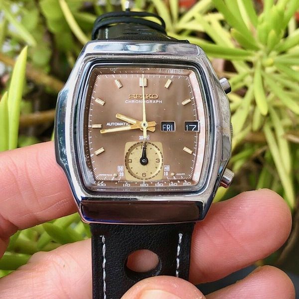 Vintage Seiko 7016-5020 Monaco Chronograph Automatic Watch - Serviced! |  WatchCharts