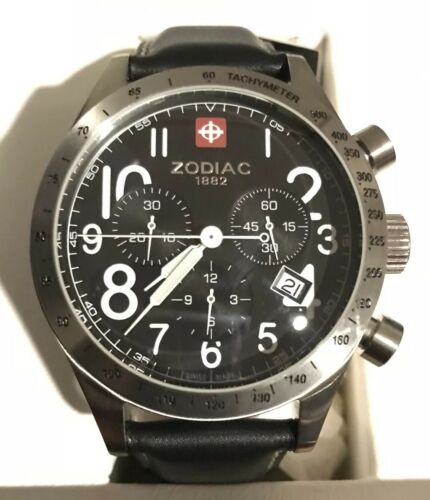 ZODIAC Stainless Steel DESERT HAWK Quartz Chronograph Watch ZO2505