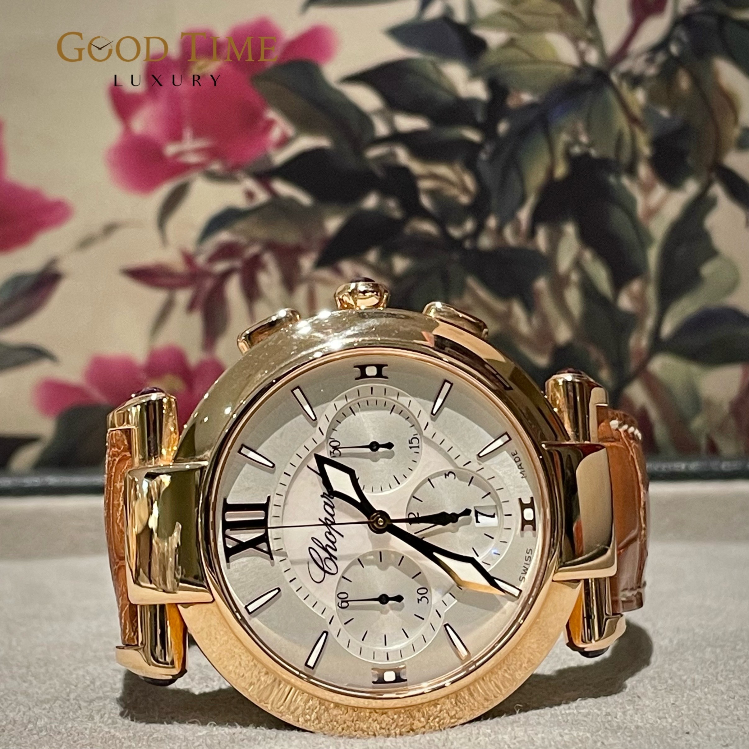 Chopard Rose Gold Imperiale Chronograph 40mm WatchCharts Marketplace