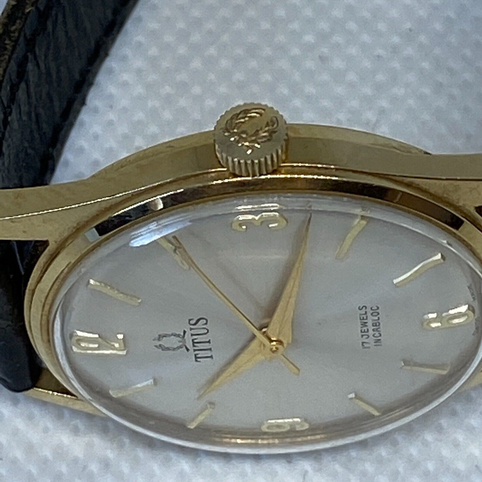 Vintage Solvil et Titus Geneve 17 Jewels Titus Swiss Incabloc Gold