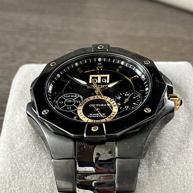 Seiko coutura 2025 kinetic perpetual black