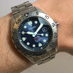 Rare Seiko Prospex SBCB009 Blue V145-0AH0 Solar Scuba 200m