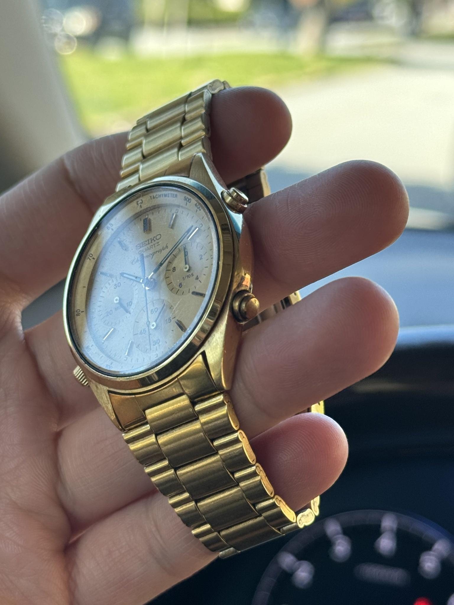 WTS] Seiko 7a28-7029 - Gold Chronograph | WatchCharts Marketplace