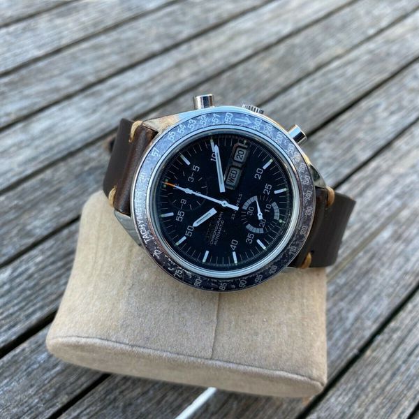 K Riare Watch Rare Vintage Citizen “Speedy” 67-9313 Automatic 39mm Men's Chronograph ...