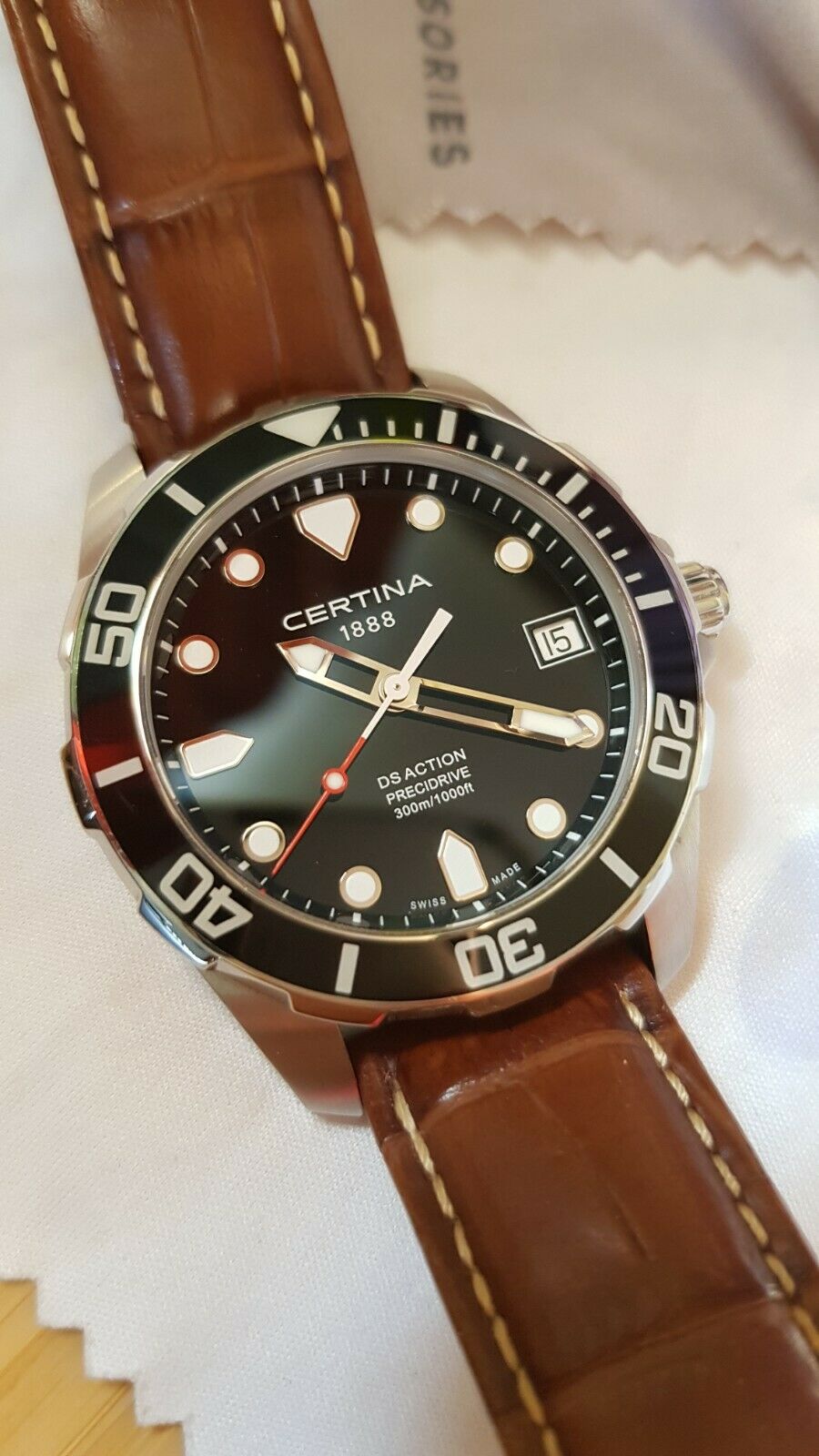 Certina DS Action Precidrive Divers Watch C0324101105100 RRP 550 pre owned WatchCharts