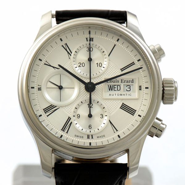 Louis Erard Heritage Chronograph Automatic White Dial Mens Watch  78259AA21.BDC21