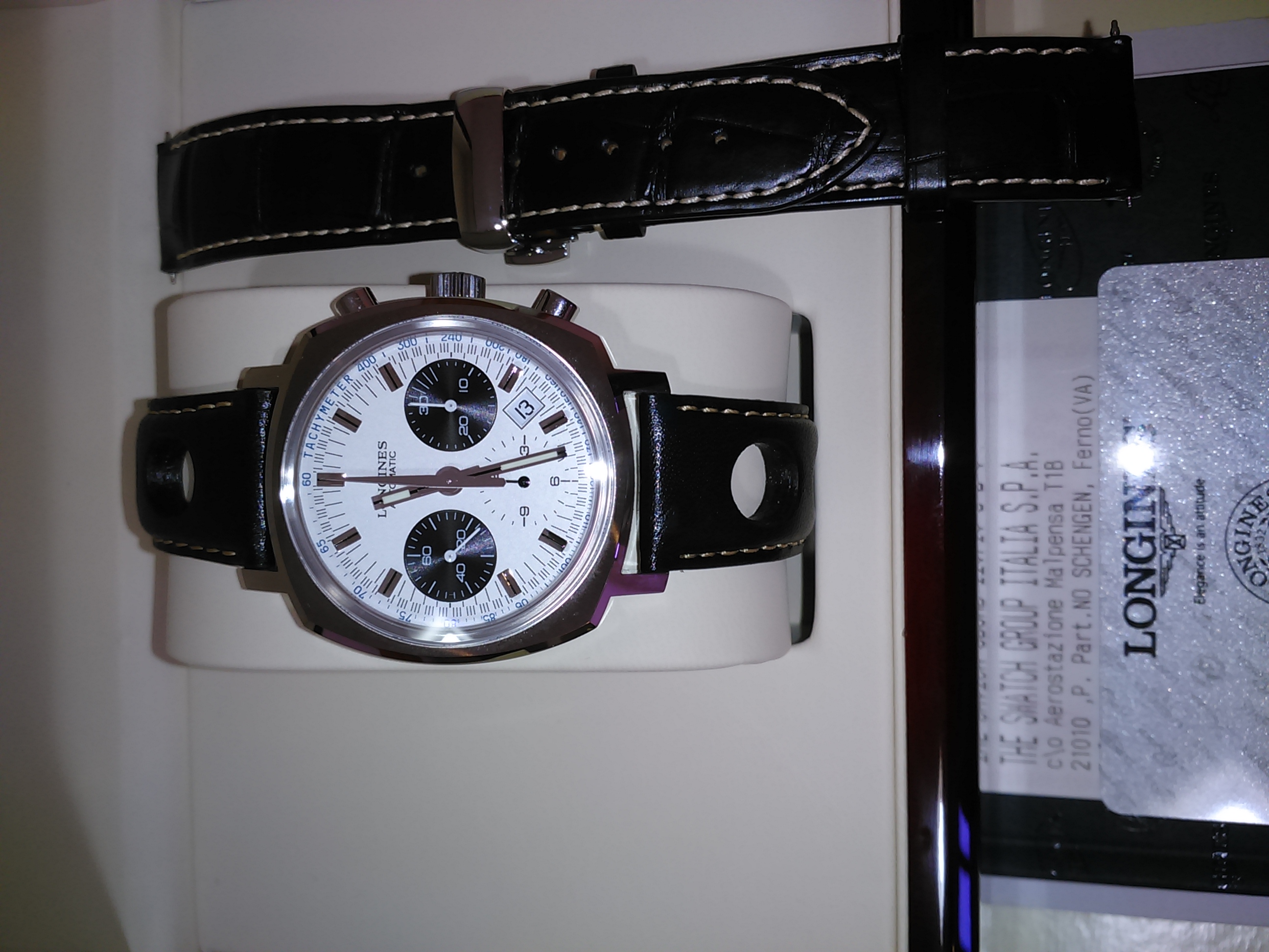 Longines Heritage 1973 panda dial chronograph WatchCharts