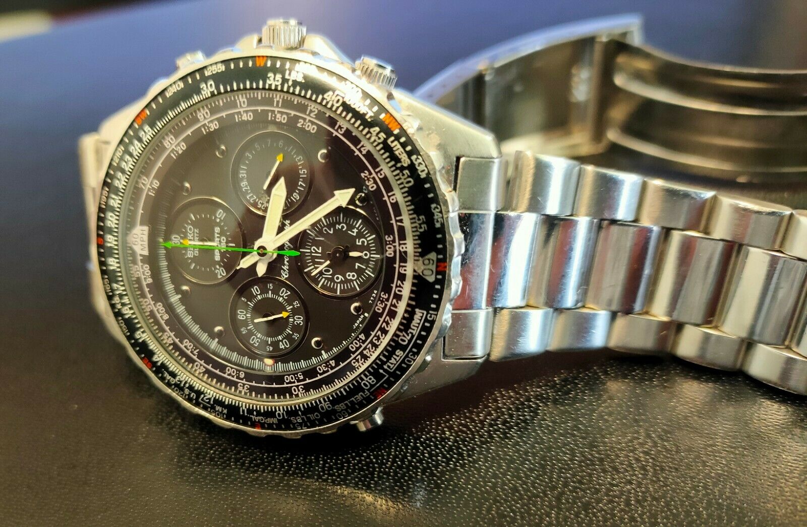 Seiko 7T34-6A00 Flightmaster Chronograph, perfect working order, great  condition | WatchCharts