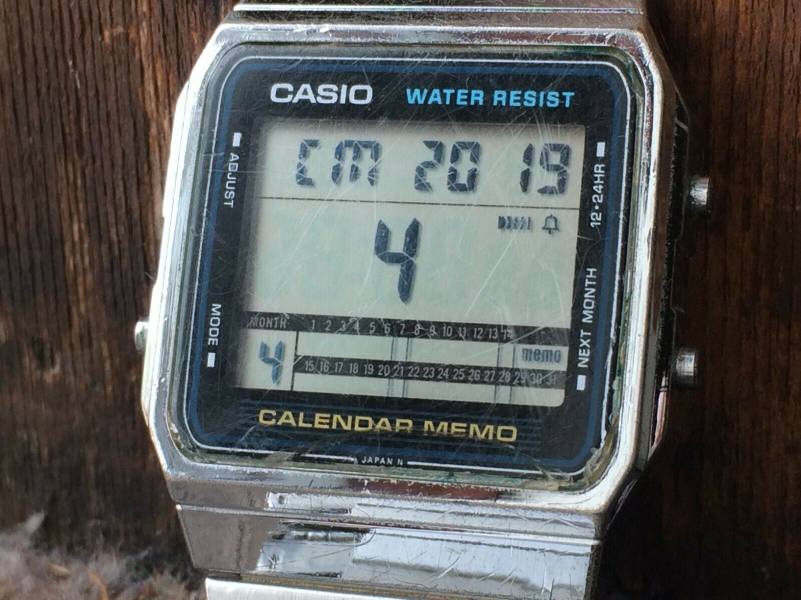 AUTHENTIC Nice Vintage Gents CASIO A280 CALENDAR MEMO Digital