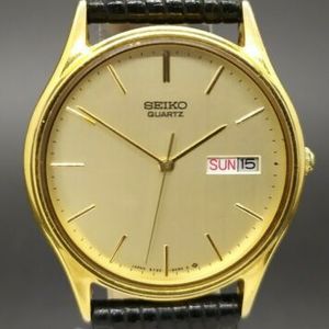 Vintage Seiko 5Y23-8039 Gold Tone Dress Men's Quartz Watch | WatchCharts