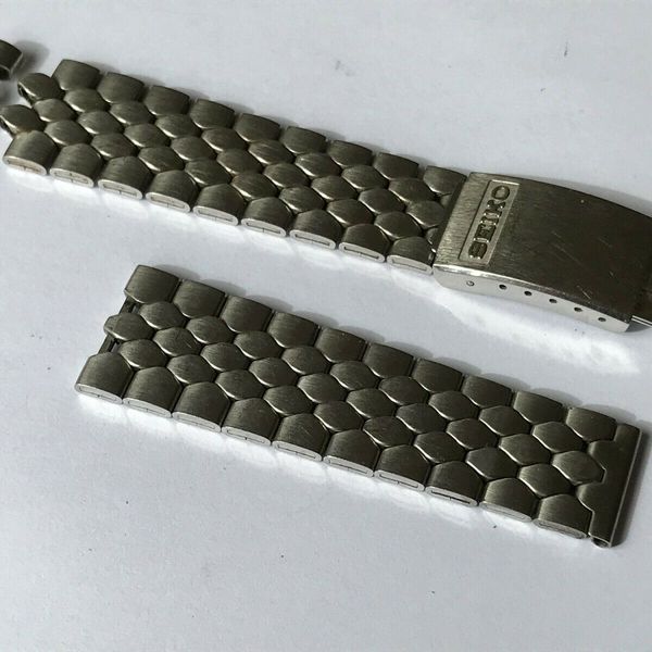 Vintage Seiko Stelux STC 18mm Coffin Link Watch Bracelet Strap Spares or  Repair | WatchCharts