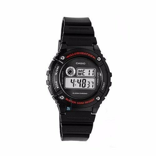 Casio W-216 W-216H-1AVDF Digital Watch Alarm Chrono | WatchCharts