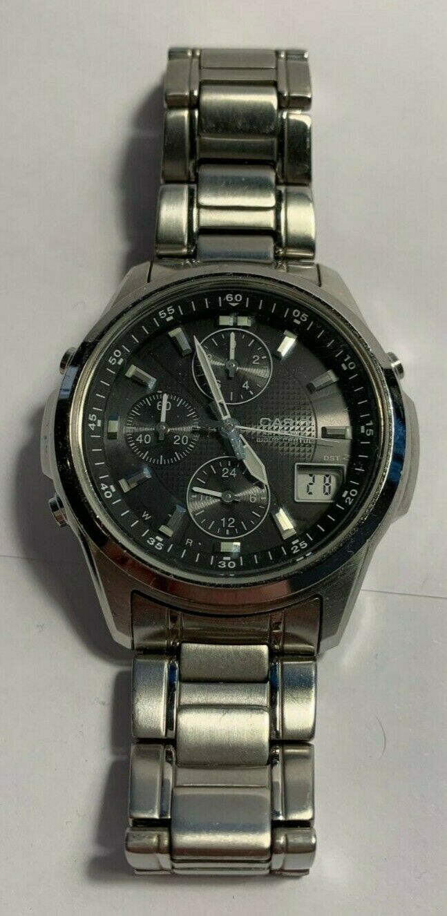 Mens Casio Lineage LIW-500 Multi Wave Ceptor Tough Solar Chrono