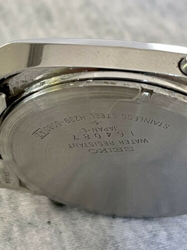 SEIKO H239-5080 VINTAGE Digital/Analog Calendar Alarm Watch W