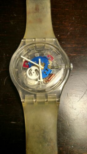 Vintage clear shop swatch watch