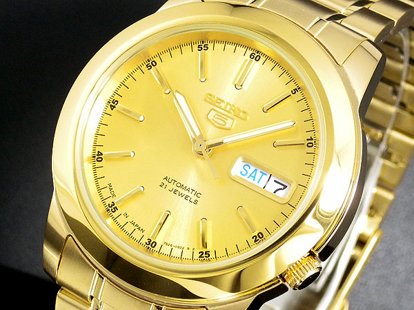 SEIKO 5 Seiko 5 Reimport Made in Japan Automatic Men's Watch SNKE56J1 Gold  No battery replacement required Present Valentine's Day Wrapping Free  Recommended Ranking Brand Fashionable Cool Luxury Mote [Watch] [Seiko]  [Men's] | WatchCharts